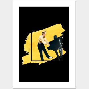 Jerry Lee Lewis-Yellow Paint Posters and Art